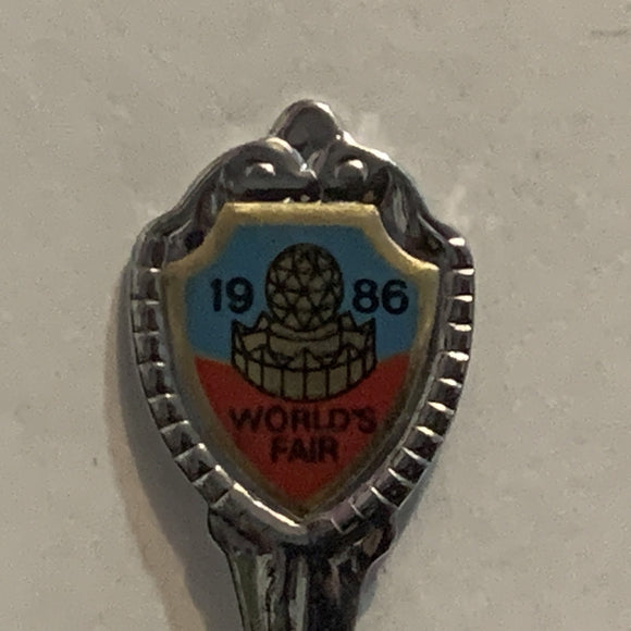 1986 World's Fair Collectable Souvenir Spoon AN