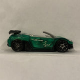 Green Trak-Tune ©2003 Hot Wheels Diecast Car FE