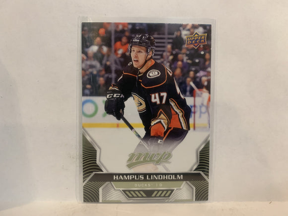 #160 Hampus Lindholm Anaheim Ducks 2020-21 Upper Deck MVP Hockey Card MI