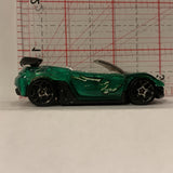 Green Trak-Tune ©2003 Hot Wheels Diecast Car FE
