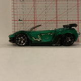 Green Trak-Tune ©2003 Hot Wheels Diecast Car FE