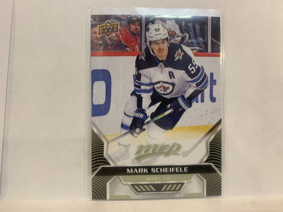 #27 Mark Scheifele Winnipeg Jets 2020-21 Upper Deck MVP Hockey Card MJ