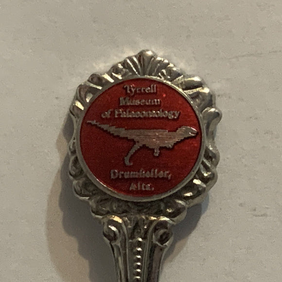 Tyrell Museum of Palaeontology Drumheller Alberta Collectable Souvenir Spoon AN