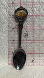 Wyoming Western Meadowlark Indian Paint Brush Silver Plated  Souvenir Spoon