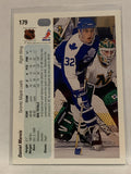 #179 Daniel Marois Toronto Maple Leafs 1990-91 Upper Deck Hockey Card NHL