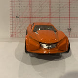 Orange Ryura LX ©2013 Hot Wheels Diecast Car FE