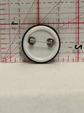 Wild Zebra Stripes Button Pinback
