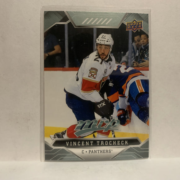 #123 Vincent Trocheck Florida Panthers 2019-20 Upper Deck MVP Hockey Card KY