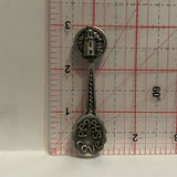 Peggy's Cove Nova Scotia Lighthouse Pewter Collectable Souvenir Spoon AN