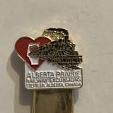Alberta Prairie Railway Excursions Stettler Alberta Canada Collectable Souvenir Spoon AN