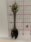 September Michaelmas Daisy Souvenir Spoon