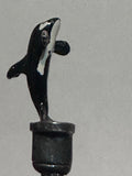 Tofino BC Killer Whale Orca Silver plated British Columbia Souvenir Spoon