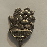 Camrose Alberta Wild Rose Collectable Souvenir Spoon AN