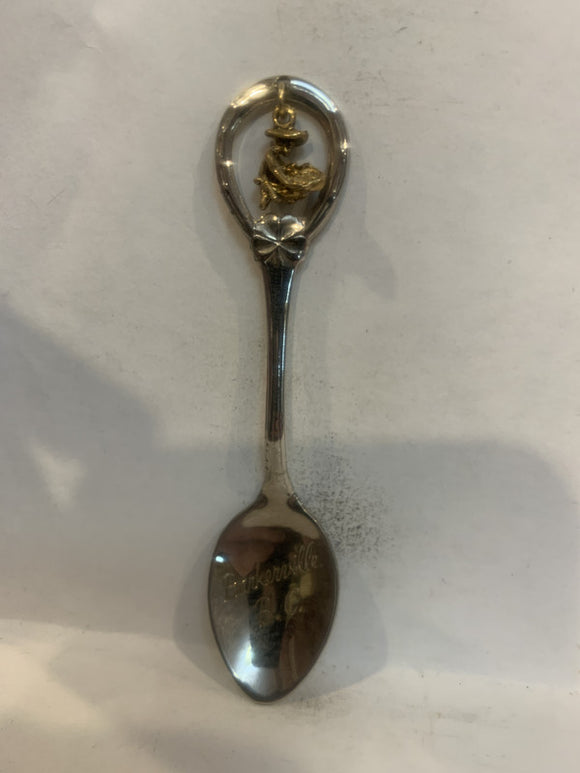 Barkerville BC Gold Panner Souvenir Spoon