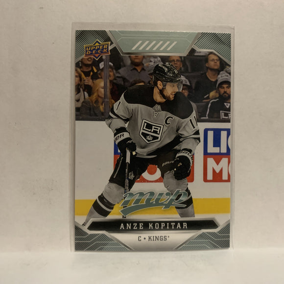 #114 Anze Kopitar Los Angeles Kings 2019-20 Upper Deck MVP Hockey Card KZ