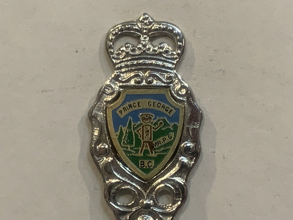 Prince George BC Mr P.G. Mascot Collectable Souvenir Spoon NZ