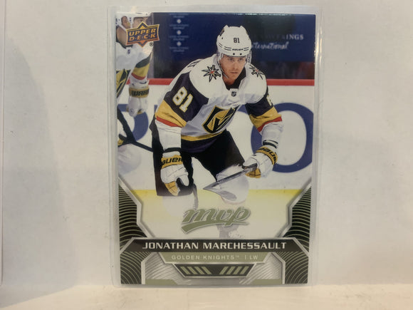 #133 Jonathan Marchessault Vegas Golden Knights 2020-21 Upper Deck MVP Hockey Card MJ