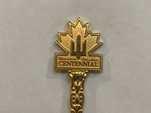 Ukrainian Canadian Centennial Logo Collectable Souvenir Spoon NZ