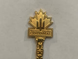 Ukrainian Canadian Centennial Logo Collectable Souvenir Spoon NZ
