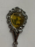 March Jonquil Flower Souvenir Spoon