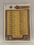 #51 Top Prospect  Checklist 1992 Upper Deck Baseball Card MLB