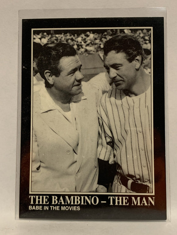 #134 Babe Ruth The Bambino The Man 1992 Upper Deck Baseball Card MLB