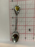 March Jonquil Flower Souvenir Spoon