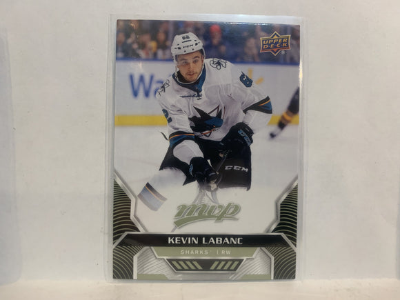 #187 Kevin Labanc San Jose Sharks 2020-21 Upper Deck MVP Hockey Card MK