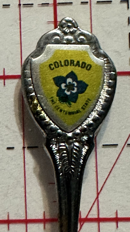 Coloardo The Centennial State Colorado Souvenir Spoon
