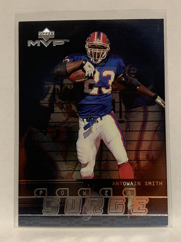 #PS5 Antowain Smith Power Surge Buffalo Bills 1999 Upper Deck MVP Football Card NFL