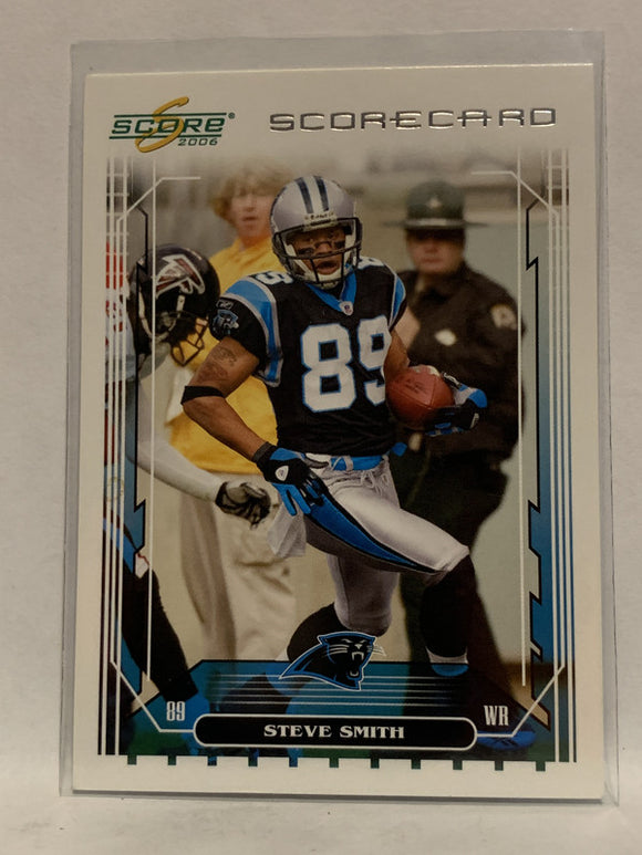 #34 Steve Smith 506/750 Carolina Panthers 2006 Score Football Card NFL