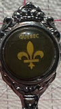 Quebec Fleur De Li Silver Plated  Souvenir Spoon