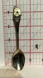 Creston BC Dogwood Flower Nickel Silver  British Columbia Souvenir Spoon