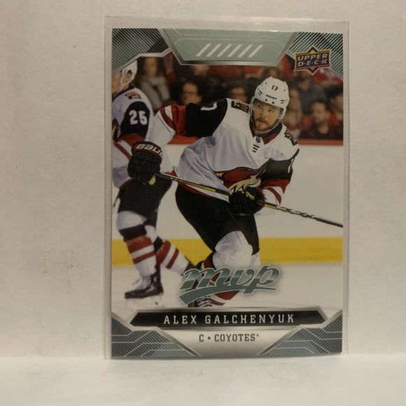 #189 Alex Galchenyuk Arizona Coyotes 2019-20 Upper Deck MVP Hockey Card KZ