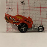 Red Poppa Wheelie BD690 ©2013 Hot Wheels Diecast Car FF