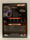 #67 Mark Clayton Baltimore Ravens 2006 Bowman Football Card NFL