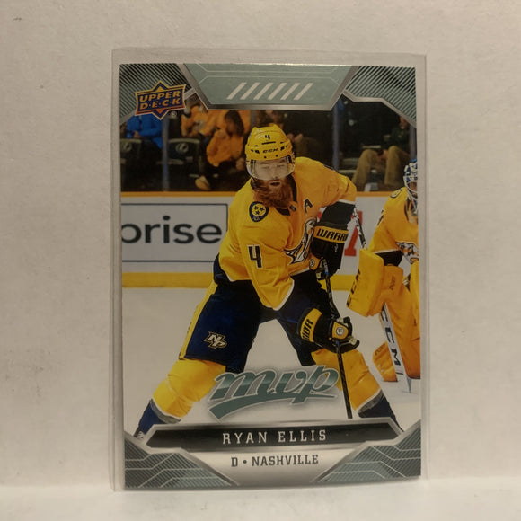 #125 Ryan Ellis Nashville Predators 2019-20 Upper Deck MVP Hockey Card KZ