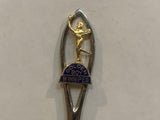Golden Boy Winnipeg Manitoba Collectable Souvenir Spoon NZ