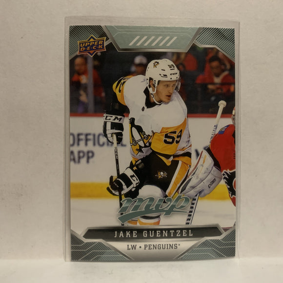 #66 Jake Guentzel Pittsburgh Penguins 2019-20 Upper Deck MVP Hockey Card KZ