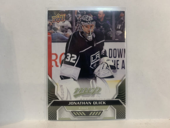 #66 Jonathan Quick Los Angeles Kings 2020-21 Upper Deck MVP Hockey Card MK