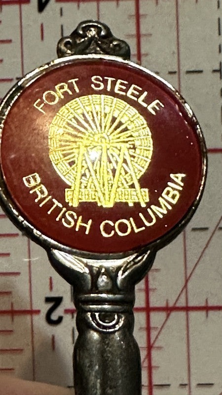 Fort Steele British Columbia Silverplated British Columbia Souvenir Spoon