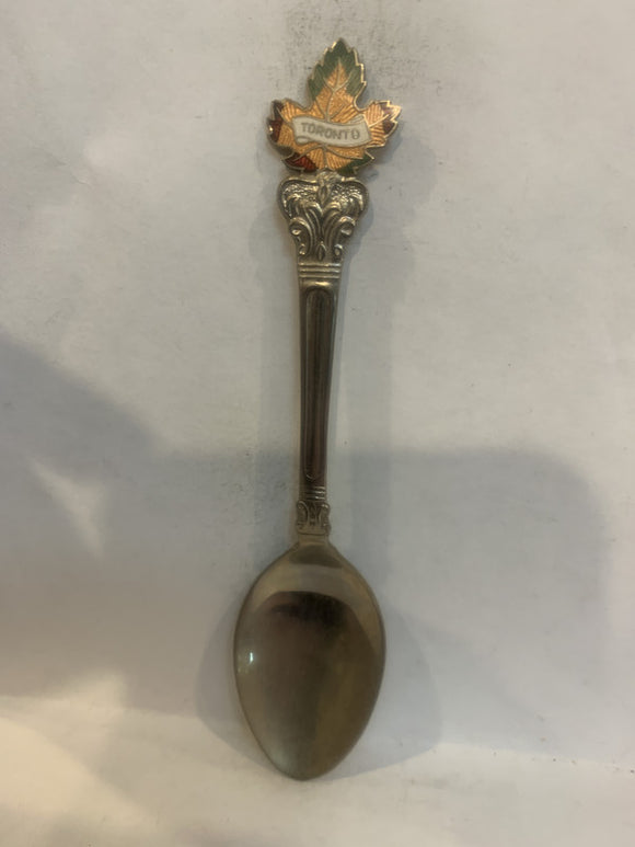 Toronto Ontario Maple Leaf Souvenir Spoon