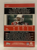 #167 Ben Patrick Rookie Arizona Cardinals 2007 Bowman   Football Card NFL