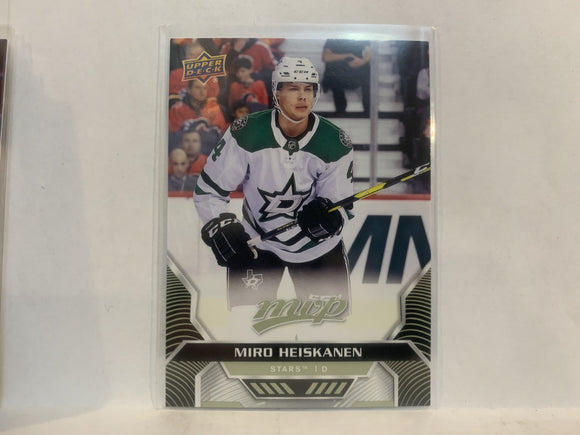 #18 Miro Heiskanen Dallas Stars 2020-21 Upper Deck MVP Hockey Card MK