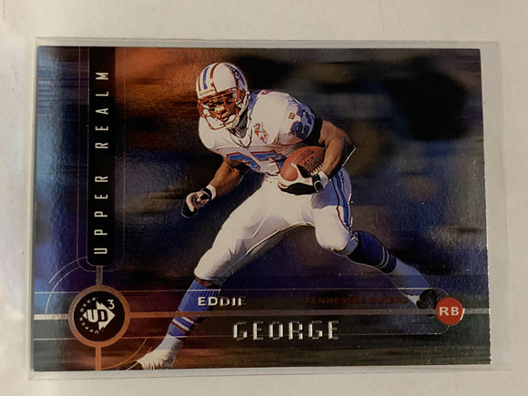 #165 Eddie George Tennessee Oilers 1998 UD3 Football Card NFL
