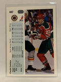 #447 Claude Lemieux New Jersey Devils 1990-91 Upper Deck Hockey Card NHL