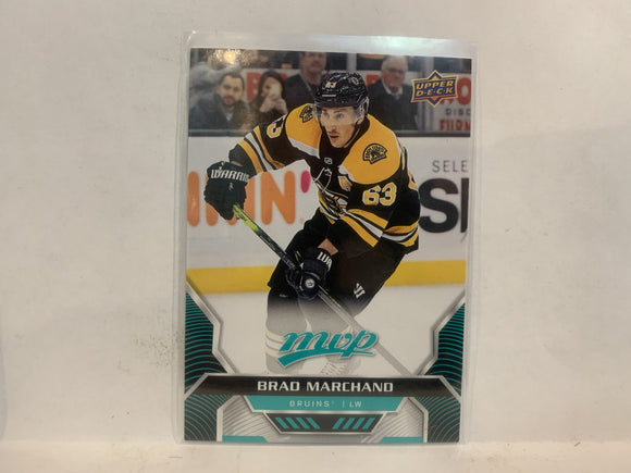 #213 Brad Marchand Boston Briuns 2020-21 Upper Deck MVP Hockey Card ML