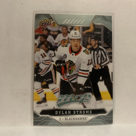 #131 Dylan Strome Chicago Blackhawks 2019-20 Upper Deck MVP Hockey Card KZ1
