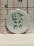 Slime Head Cartoon Drawing Button Pinback