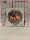American USA Flag Button Pinback